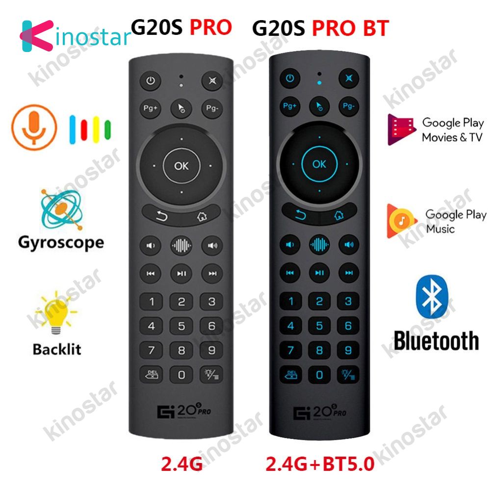~New~ G20Bts Plus G20S Pro 2.4G เมาส์อากาศไร้สายสําหรับ Android Tv Box ...
