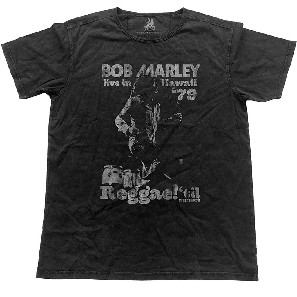 เสื้อยืดพิมพ์ลายแฟชั่น-bob-marley-อาศัยอยู่ในฮาวาย-79-โปสเตอร์วินเทจเสร็จสิ้นการขายสีดํา-100-เสื้อยืดกีฬาทีกีฬาผ