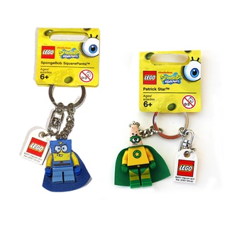 853356 + 853357 : พวงกุญแจ LEGO SpongeBob Superhero + Patrick Star Super Hero Key Chain (ผลิตปี 2011)