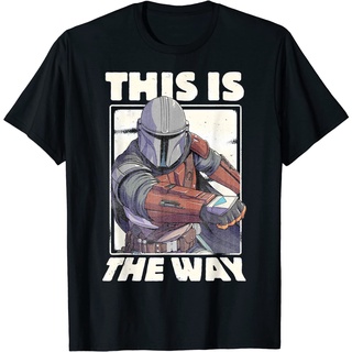 เสื้อยืดโอเวอร์ไซส์เสื้อยืด พิมพ์ลาย Star Wars The Mandalorian This Is The Way สําหรับผู้ใหญ่S-3XL
