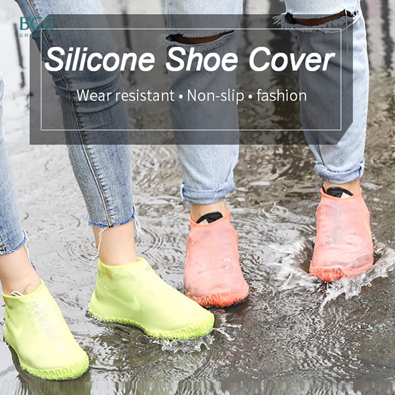 bgg-silicone-shoes-cover-ซิลิโคนกันรองเท้าเปียก-ถุงคลุมรองเท้ากันน้ำ-กันฝน-กันลื่น-sc10012