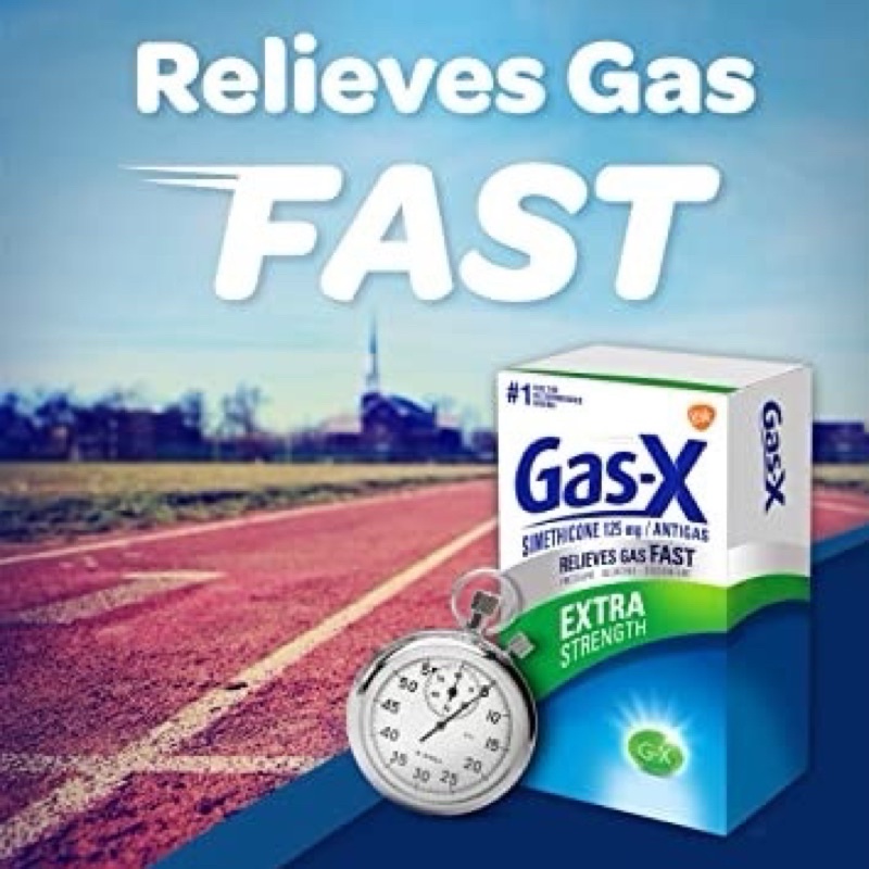 gas-x-extra-strength-anitgas-simethicone-บันเทา-อาการจุกเสียด-แน่นท้อง-ของแท้-นำเข้า-usa