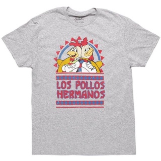 【hot tshirts】GILDAN เสื้อยืดแขนสั้น ผ้าฝ้าย พิมพ์ลาย Isaac Morris Breaking Bad Los Pollos Heros แฟชั่นสําหรับผู้ชาย2022