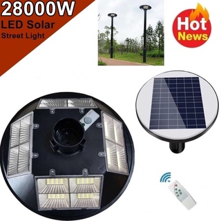 โคมไฟถนน UFO 16  ช่อง LED 20000W - 28000W Square Light โซล่าเซล  Street Light สปอร์ตไลท์ Solar Cell สปอตไลท์ แสงสีขาว