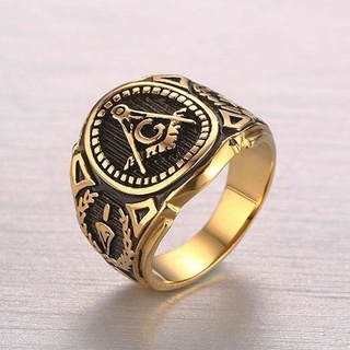 สินค้าพร้อมส่ง 💍 แหวน Masonic แหวนแฟชั่นผู้ชาย