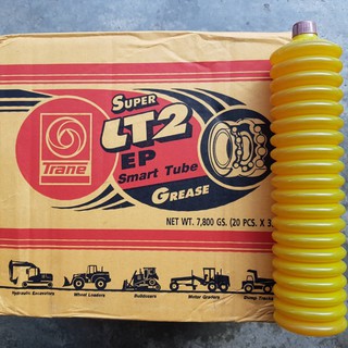 สินค้า จารบีหลอด Trane เทรน Super LT2 EP หลอด Smart Tube ขนาด 390กรัม( 1ลัง มี 20 หลอด) เนื้อจารบี สีเหลืองทอง Lithium EP