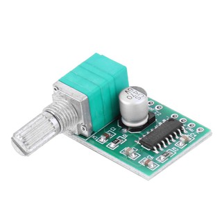 สินค้า Ready Stock【Tcuteit】 Mini PAM8403 5V Power Audio Amplifier Board 3Wx2 w/Switch Potentiometer USB