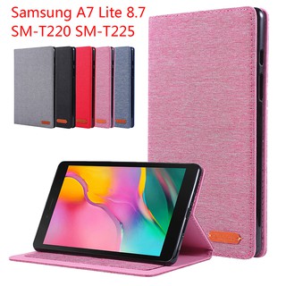 เคสแท็บเล็ต แบบฝาพับ ลายคาวบอย พร้อมขาตั้ง สําหรับ Samsung Galaxy Tab A7 Lite 8.7 นิ้ว T220 T225 Tab A7 Lite SM-220 SM-T225