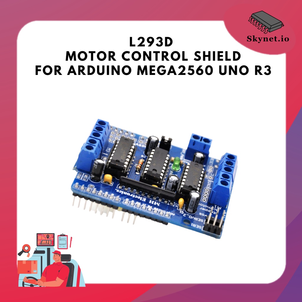L293D Motor Control Shield for Arduino MEGA2560 UNO R3 | Shopee Thailand