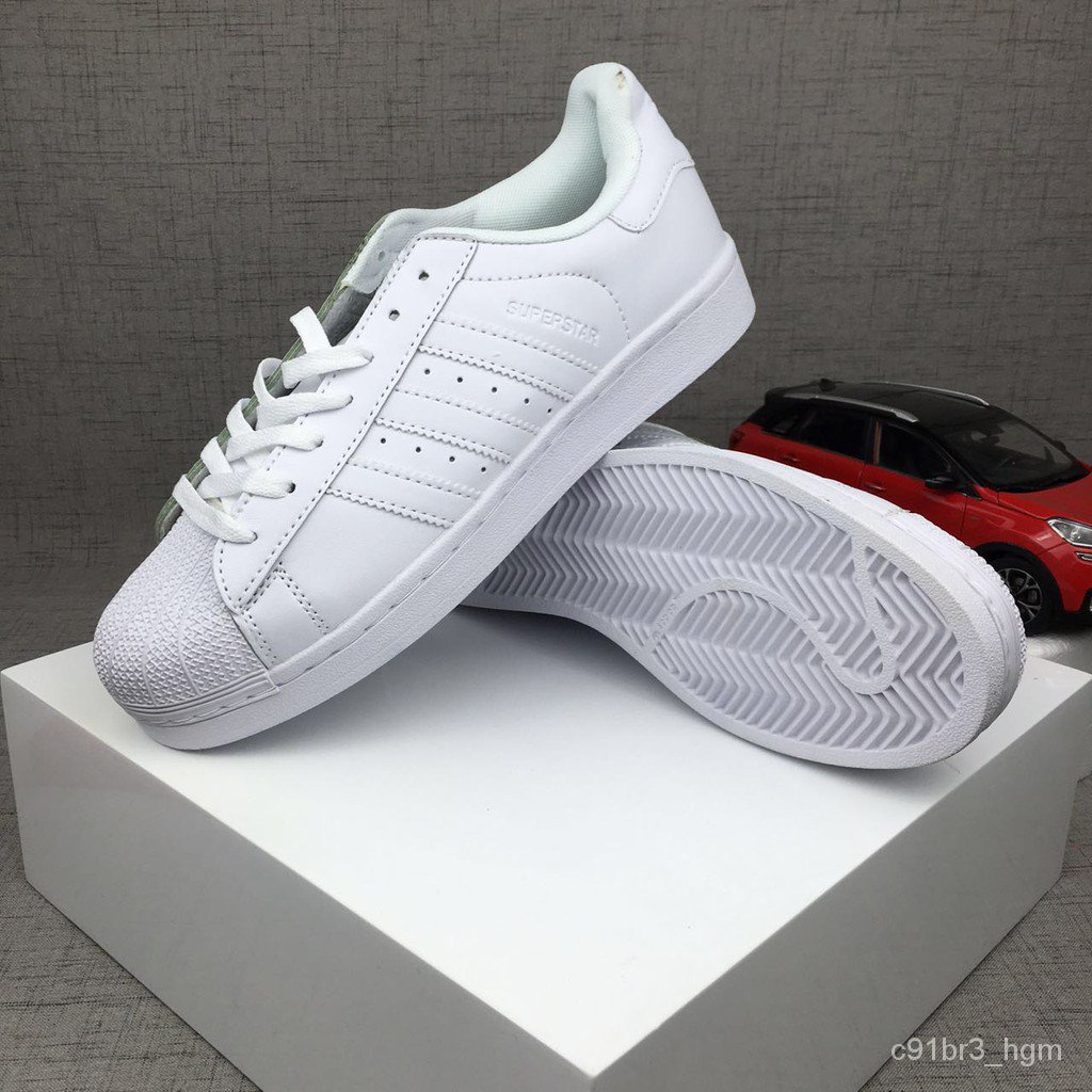 พร้อมส่ง-ใหม่-ready-stock-adidas-originals-superstar-sneaker-shoes-skate-shoes-สีขาว