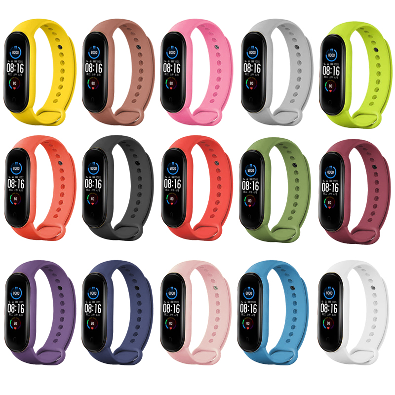 สายนาฬิกาข้อมือซิลิโคน-แบบเปลี่ยน-สําหรับ-xiaomi-mi-band-3-4-5-6-miband-5