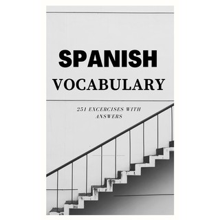 ชีท/หนังสือ คำศัพท์ภาษาสเปน พื้นฐาน sheet Spanish vocabulary พร้อมแบบฝึกหัด