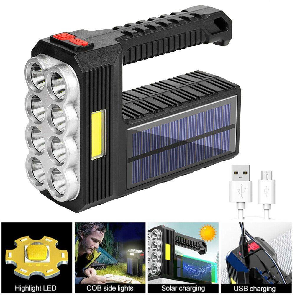 amber-ไฟฉายสปอตไลท์-led-8-ดวง-ชาร์จ-usb-กันน้ํา-สําหรับตั้งแคมป์