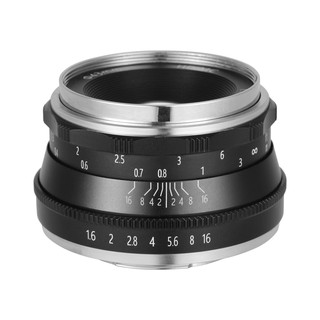 Andoer 35mm F1.6 Manual Focus Lens Large Aperture Compatible with Fujifilm Fuji X-A1/X-A10/X-A2/X-A3/X-AT/X-M1/X-M2/X-T