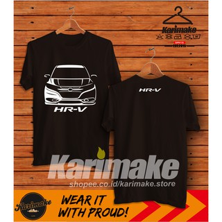 เสื้อยืด พิมพ์ลายรถยนต์ Honda HRV Karimake