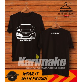 เสื้อยืด พิมพ์ลายรถยนต์ Honda HRV Karimake