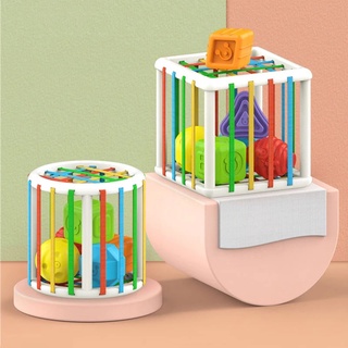 Montessori ของเล่นเด็ก ลูกบอลพลาสติก รับรู้สี สํารวจประสาทสัมผัส ฝึกสมาธิ ของขวัญ