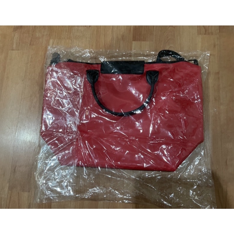 กระเป๋าจุสัมภาระทรงlongcham-สีแดง