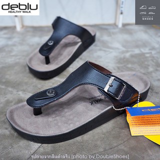 รองเท้าแตะเพื่อสุขภาพ ผู้หญิง Deblu รุ่นL460 สีดำ ไซส์ 36-41