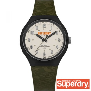 Superdry SYG225N นาฬิกาสำหรับผู้ชายและผู้หญิง สายซิลลิโคน ของแท้ ประกันศูนย์ 2 ปี