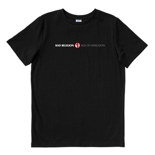 เสื้อยืดโอเวอร์ไซส์Unreason Bad RELIGION | เสื้อยืด พิมพ์ลายวงดนตรี | เพลงเมอร์ช | Unisex | เพลงเมอร์ช | ร็อกพังก์ร็อกS-