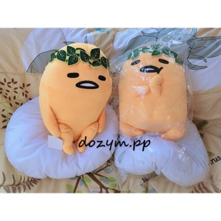 ตุ๊กตาน้องไข่ขี้เกียจ gudetama มงกุฎใบมะกอก 🍃✨