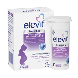 Elevit Probiotics For Pregnancy and Breastfeeding โปรไบโอติกสำหรับคุณแม่ตั้งครรภ์ และให้นมบุตร ขนาด 30 เม็ด