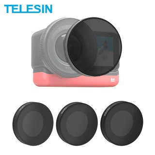 สินค้า TELESIN ND8 ND16 ND32 CPL Lens Filter Set Aluminum Alloy Frame for Insta360 ONE R Leica Action Camera ND CPL Lens
