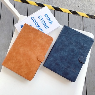 เคสหนัง PU ฝาพับ พร้อมหัวเข็มขัด หรูหรา สําหรับ Samsung Galaxy Tab A8 10.5 2021 SM-X200 X205