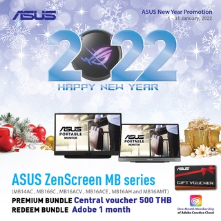 ASUS ZenScreen Touch MB16AMT USB portable monitor — 15.6-inch, IPS, Full HD, 10-point Touch, Built-in Battery