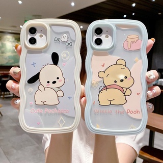 เคสโทรศัพท์มือถือ ลายหมีพูห์ Pochacco 2 in 1 สําหรับ iPhone 14plus 14 13promax 12 11 X XR XSMAX
