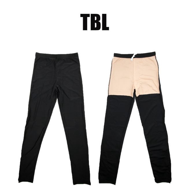 กางเกงว่ายน้ำสีดำขายาว-รุ่น-70-03-มีเชือกผูก-กางเกงว่ายน้ำกันแดด-ใส่ได้ทั้งชาย-หญิง-ทอม-ส่งทันทีจากไทย