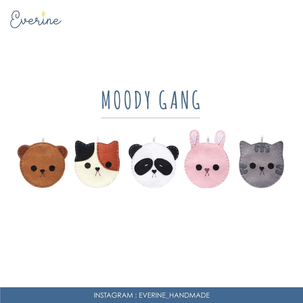 everine-moody-gang-pocket-ที่เก็บหูฟัง-แก๊งค์หน้าบึ้ง