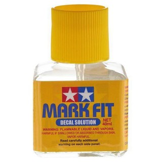 (พร้อมส่ง)  น้ำยาช่วยติดรูปลอกTamiya 87102 Mark Fit Decal Solution 40ml ดีคอล สติกเกอร์