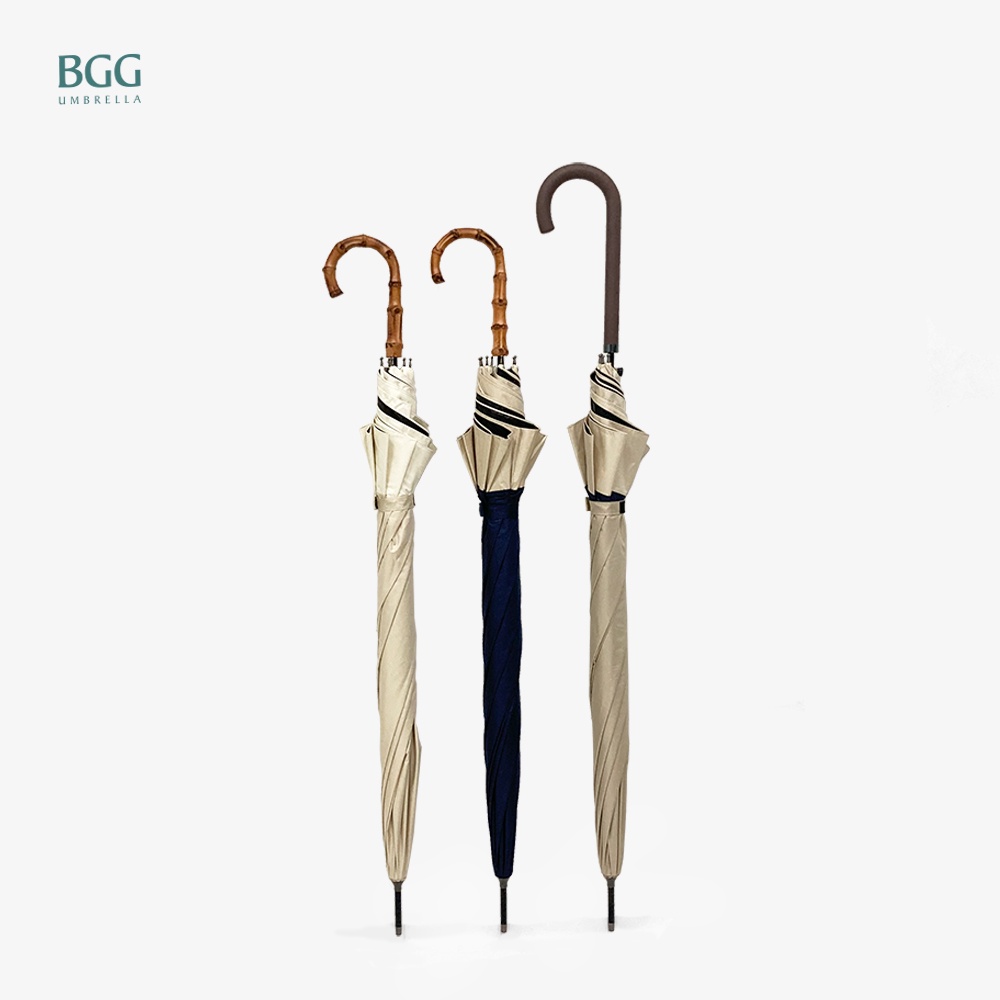 bgg-100-uv-cut-extra-windproof-umbrella-ร่ม-ร่มยาว-ต้านลมแรง-กันยูวี-100-ด้ามจับไม้ไผ่งาม-ด้ามจับไม้-wa104950