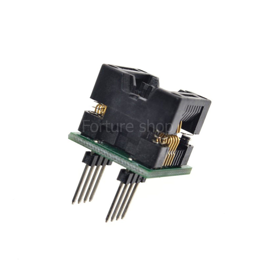 ชุด-socket-ic-soic8-sop8-ขนาด-200mil-แปลงเป็น-dip8-สำหรับเครื่องโปรแกรม-bios-eeprom-1-ชุด