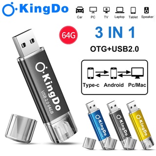 USB Flash Drive Kingdo 2 in 1 OTG 64GB Memory stick  [Android / PC]