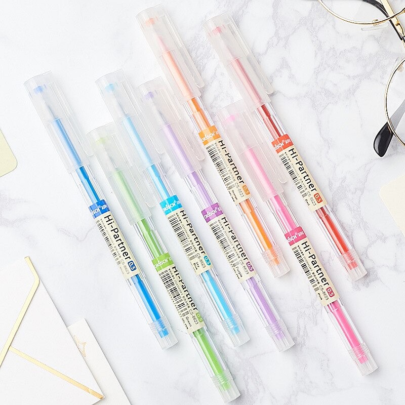 ปากกาเจลสีสด-8-สี-pen-gel-ขนาด-0-5-mm-ขายแยกด้าม-chosch-รุ่น-cs-8623