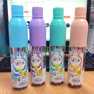 สีเมจิกกระปุก12สี สีเมจิก ปากกาเมจิก สีตัดเส้น (BA067)