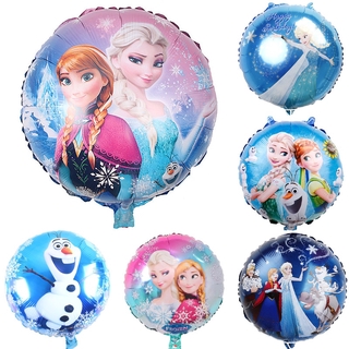 ภาพขนาดย่อของสินค้าลูกโป่งฟอยล์ Frozen mylar ขนาด 18 นิ้ว สําหรับตกแต่งปาร์ตี้วันเกิด