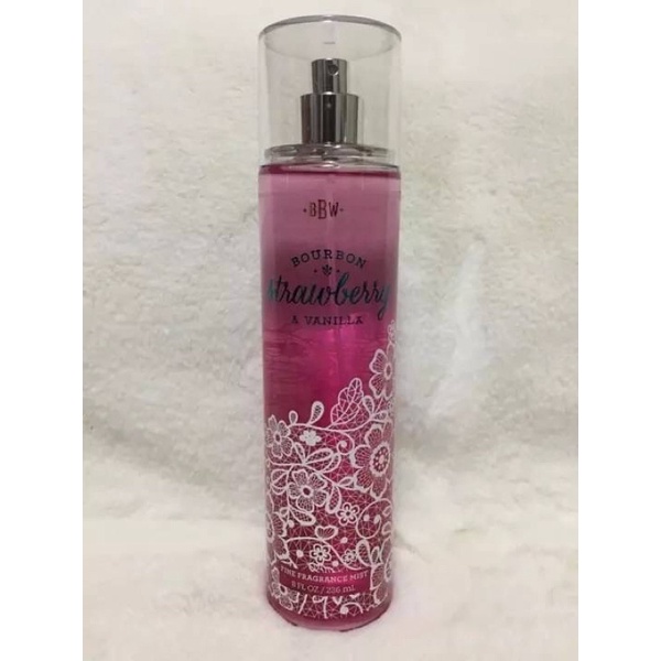 bath-amp-body-works-strawberry-vanilla-amp-bourbon-fine-fragrance-mist-236ml-ของแท้