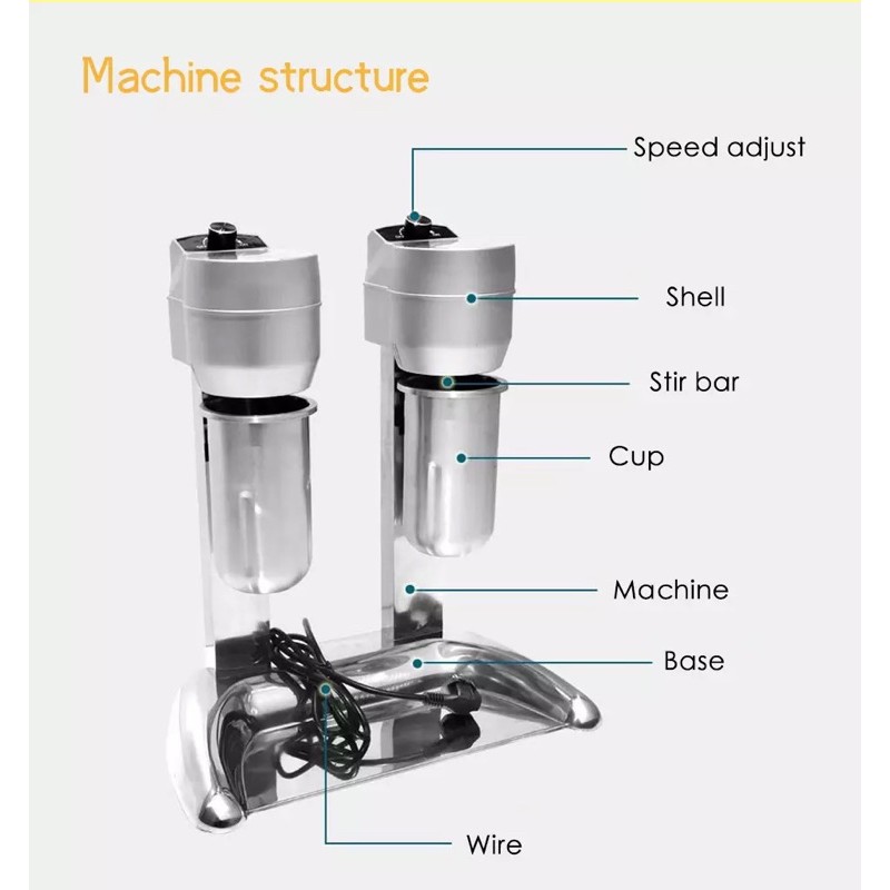 milke-shake-machine-เครื่องปั่นตีฟองนม