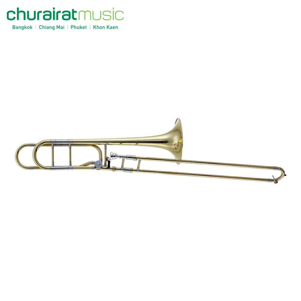 trombone-bb-f-tenor-bass-custom-tb-40-lacquer-ทรอมโบน-by-churairat-music