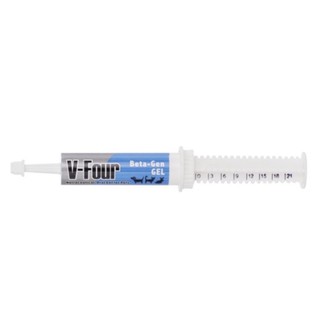 สินค้า [หมดอายุ 01/2025] V-Four Beta-Gen Gel (สีฟ้า) อาหารเสริมเพื่อเสริมภูมิต้านทานสำหรับสุนัขและแมว ขนาด 21g