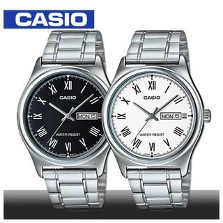 สินค้า Casio Standard นาฬิกาข้อมือผู้ชาย สายสแตนเลส รุ่น MTP-V006D,MTP-V006D-1B,MTP-V006D-7B