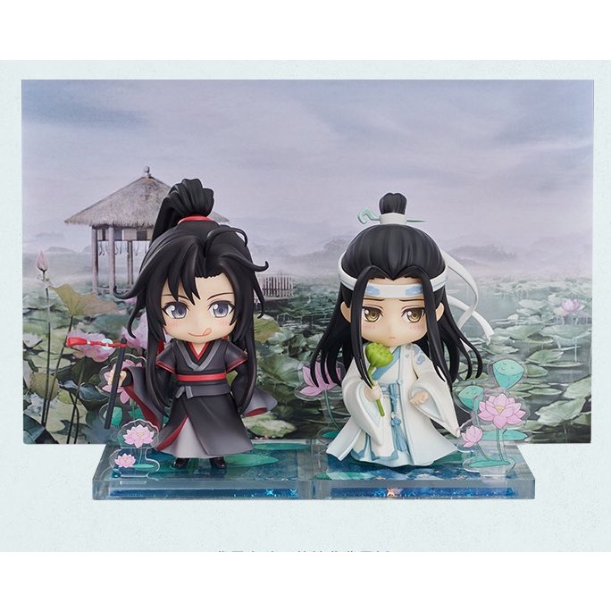 nendoroid-ปรมาจารย์ลัทธิมาร-wei-wuxian-dx-1068-lan-wangji-dx-1109-wechat-bonus-ฐานดอกบัว-ของแท้