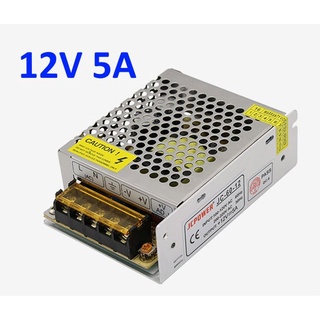 Power supply 12V 5A 60W สวิทชิ่ง เพาวเวอร์ ซัพพลาย