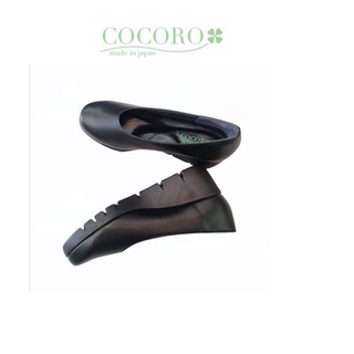 Cocoro Shoes รองเท้าเพื่อสุขภาพผู้หญิง น้ำหนักเบามาก ใส่สบาย รุ่น Bella สีดำ