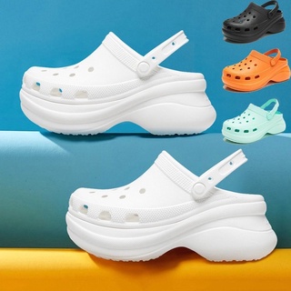 Womens Crocs LiteRide Clog รุ่นใหม่ใส่แล้วสูง สูงแท้ 7cm รองเท้าแตะ รองเท้าทรงหัวโต Unisex