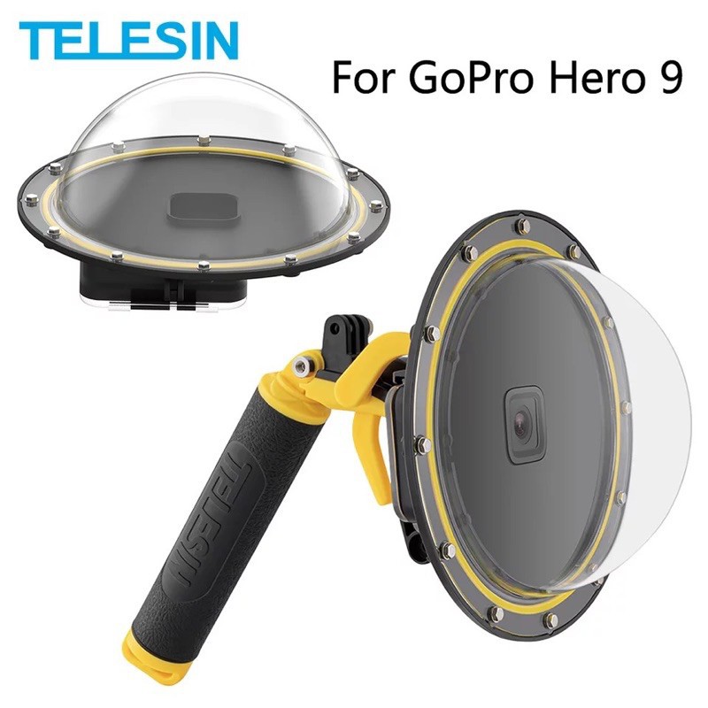 ภาพหน้าปกสินค้าโดม gopro ทุ่นลอยน้ำ GoPro 10/9 Telesin dome GoPro hero 10/9 Extreamgopro CAD010 จากร้าน extreamgopro บน Shopee